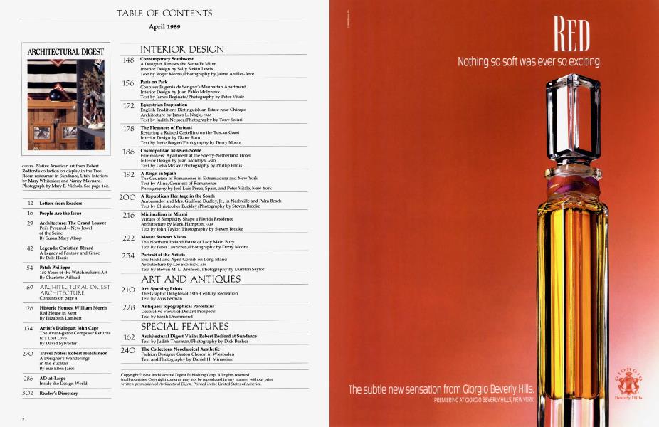 TABLE OF CONTENTS April 1989