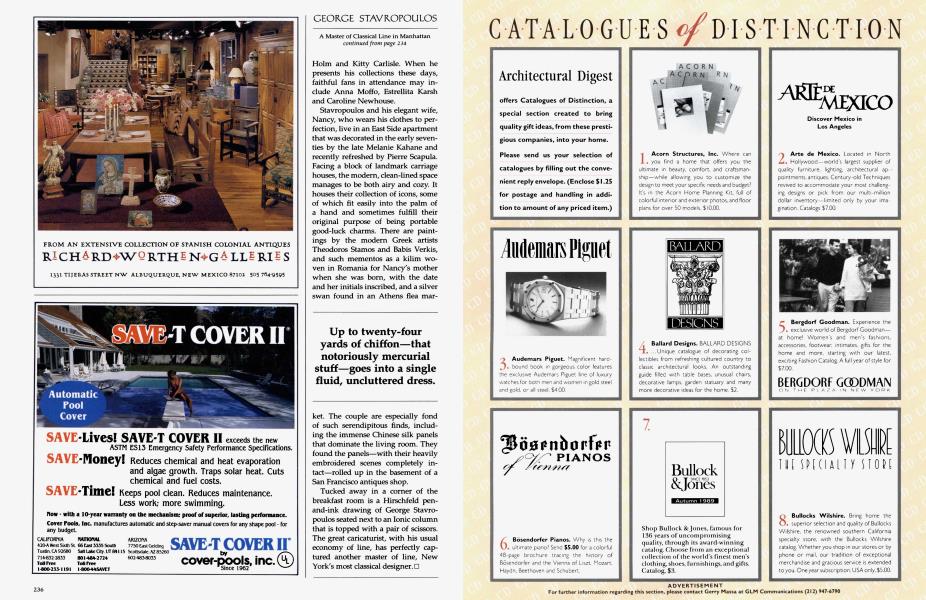 RICHARD WORTHEN GALLERIES Architectural Digest SEPTEMBER 1989