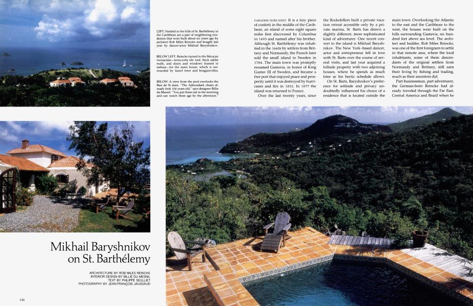 Mikhail Baryshnikov on St. Barthélémy