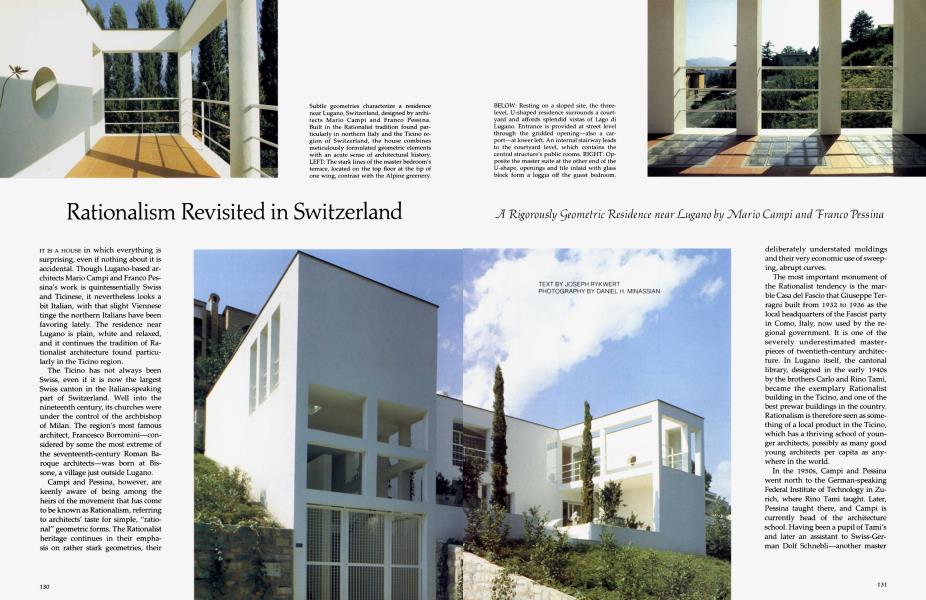 Rationalism Revisited in Switzerland