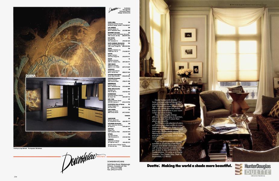 DUETTE® | Architectural Digest | APRIL 1991