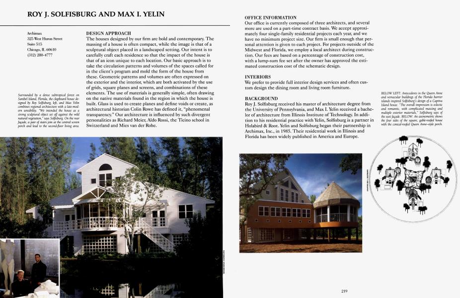 ROY J. SOLFISBURG AND MAX I. YELIN