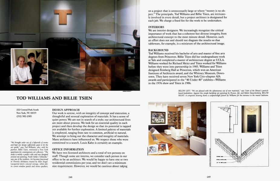 TOD WILLIAMS AND BILLIE TSIEN