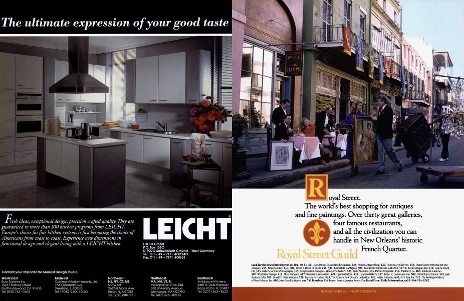 The Royal Street Guild | Architectural Digest | OCTOBER 1991