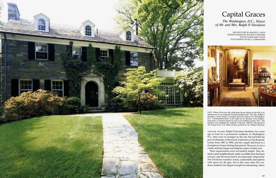 Capital Graces Architectural Digest March 1992 - 