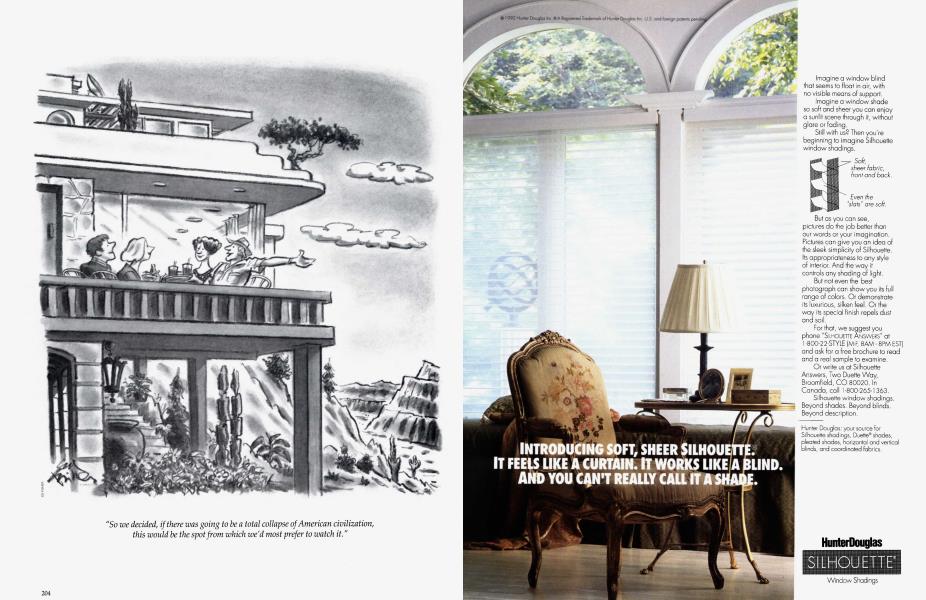 Hunter Douglas SILHOUETTE® Architectural Digest JUNE 1992