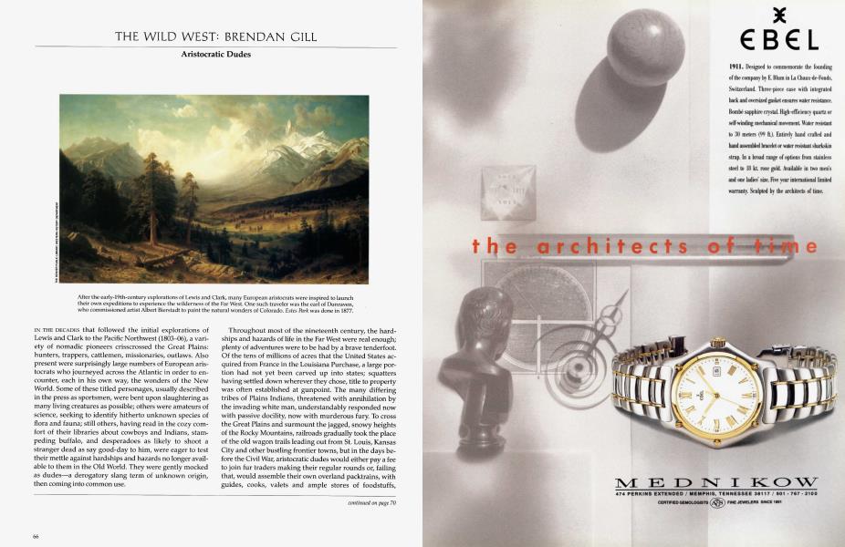 THE WILD WEST: BRENDAN GILL