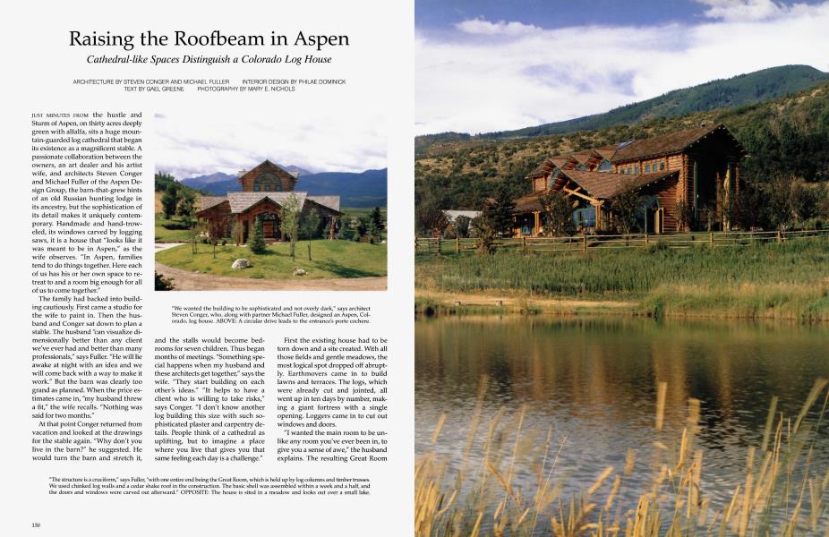 Raising the Roofbeam in Aspen