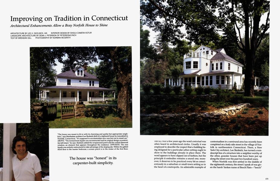 Improving on Tradition in Connecticut
