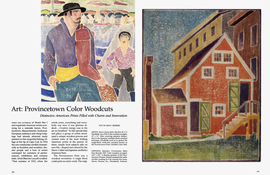 Art: Provincetown Color Woodcuts