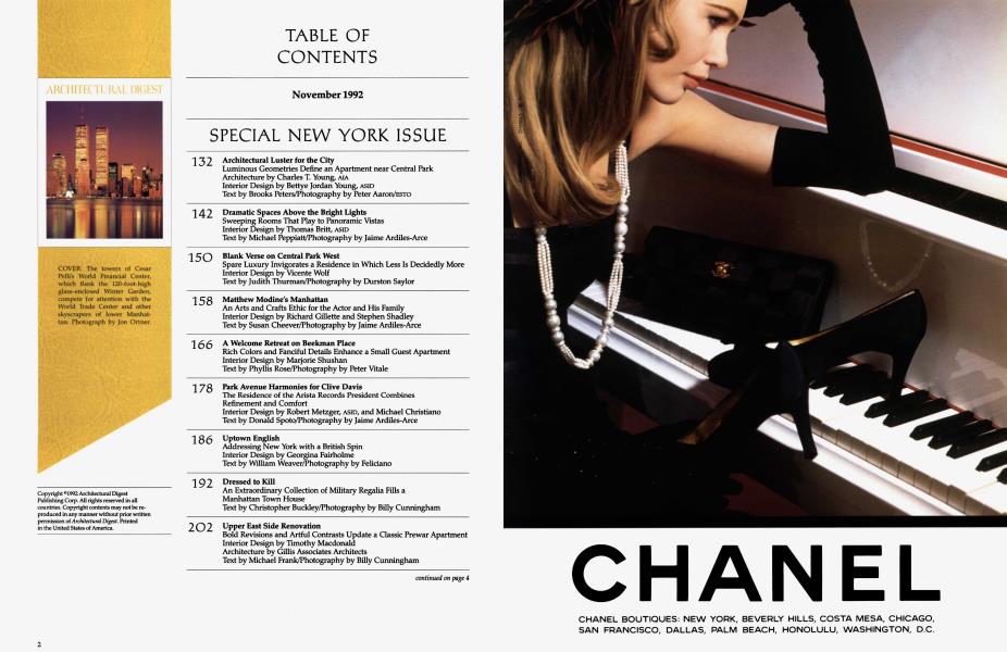 TABLE OF CONTENTS November 1992