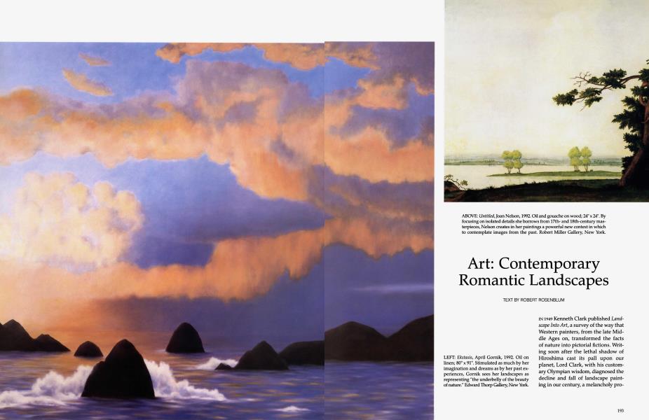 Art: Contemporary Romantic Landscapes