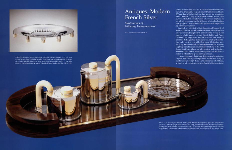 Antiques: Modern French Silver