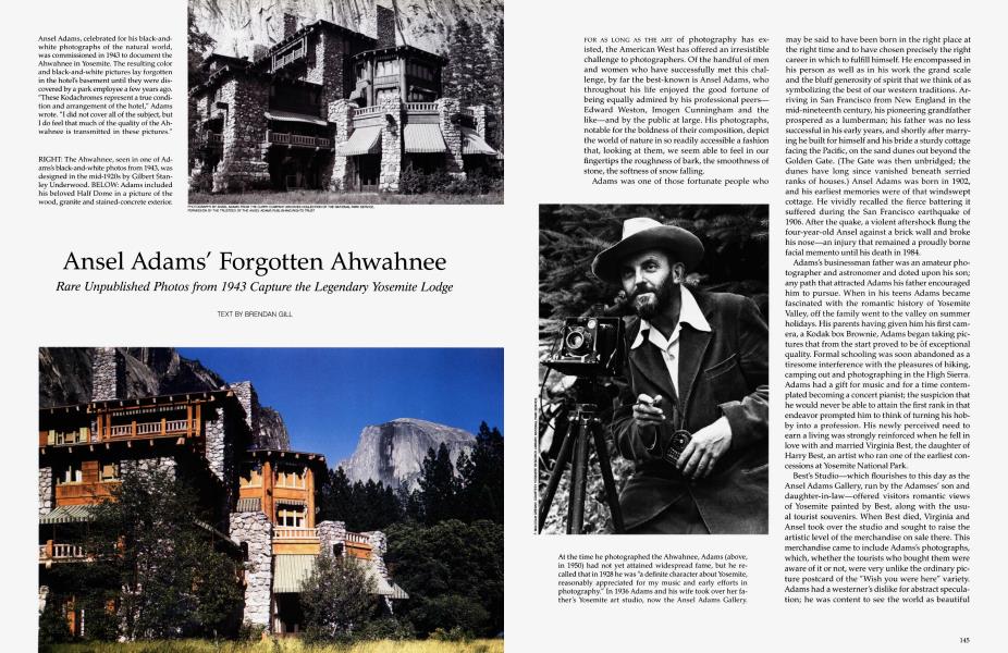 Ansel Adams' Forgotten Ahwahnee