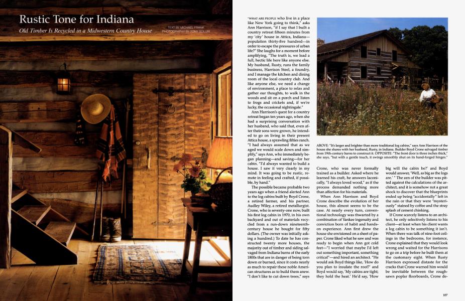 Rustic Tone for Indiana