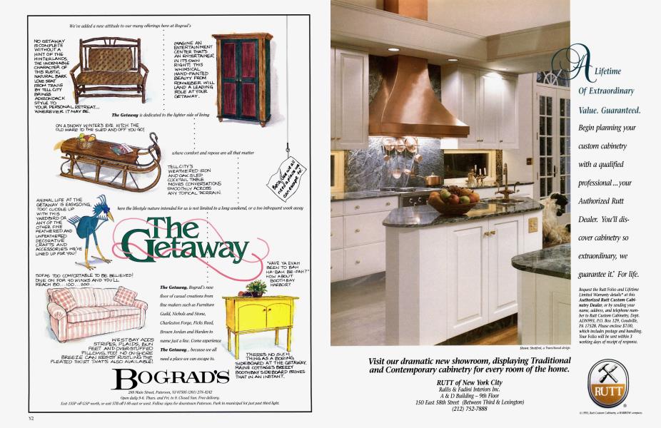 RUTT® | Architectural Digest | SEPTEMBER 1993