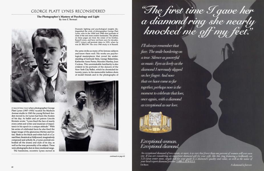 GEORGE PLATT LYNES RECONSIDERED