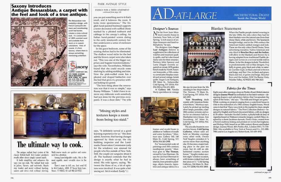 AD-AT-LARGE | Architectural Digest | FEBRUARY 1994