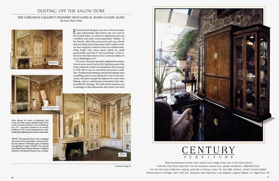 DUSTING OFF THE SALON DORÉ | Architectural Digest | FEBRUARY 1994