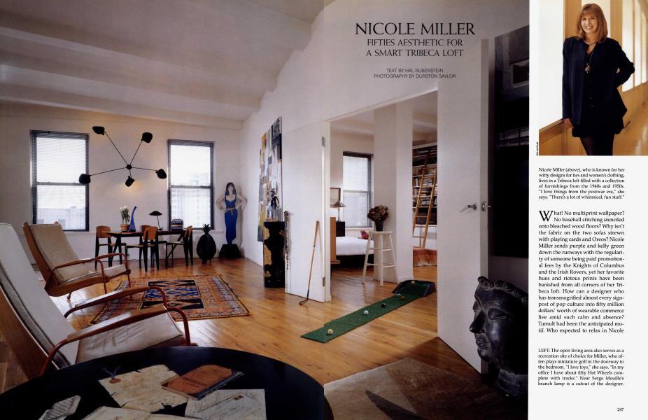 Nicole Miller Architectural Digest October 1994