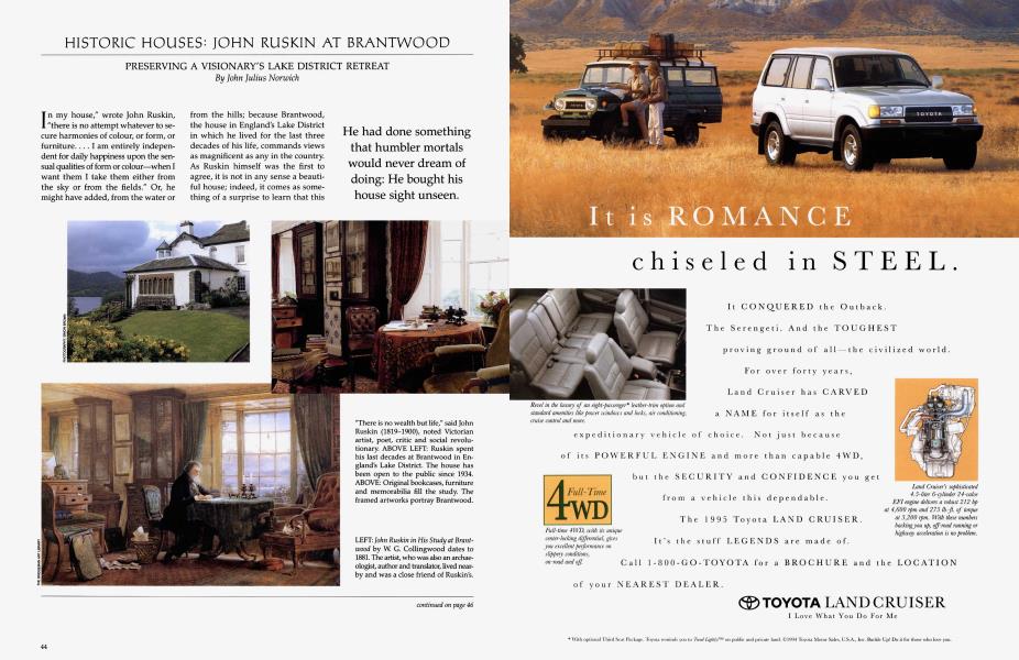 Historic Houses: John Ruskin at Brantwood