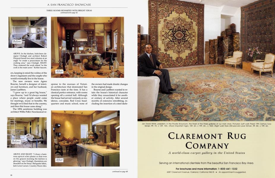 CLAREMONT RUG COMPANY | Architectural Digest | FEBRUARY 1995