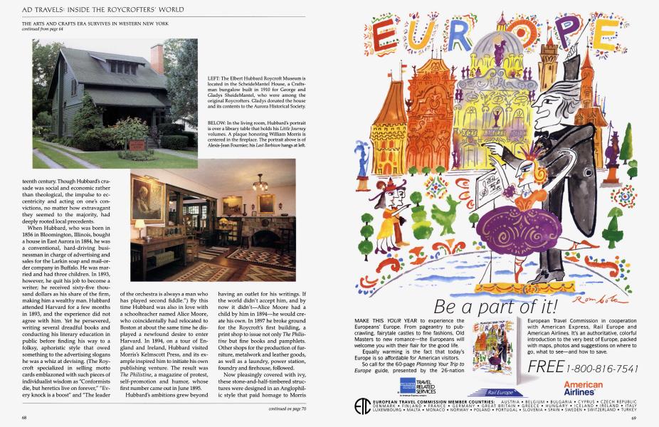 European Travel Commission | Architectural Digest | MARCH 1995