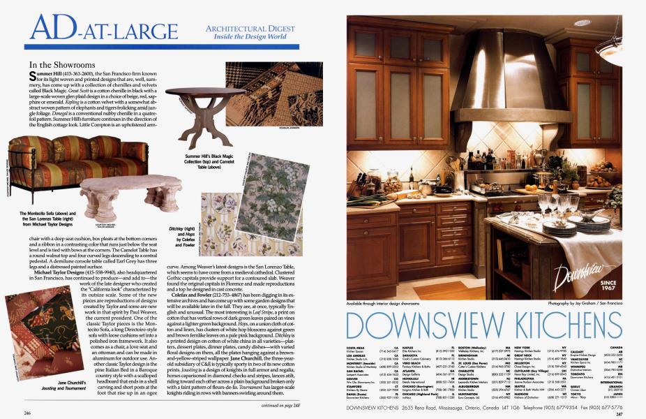 DOWNSVIEW KITCHENS | Architectural Digest | SEPTEMBER 1995