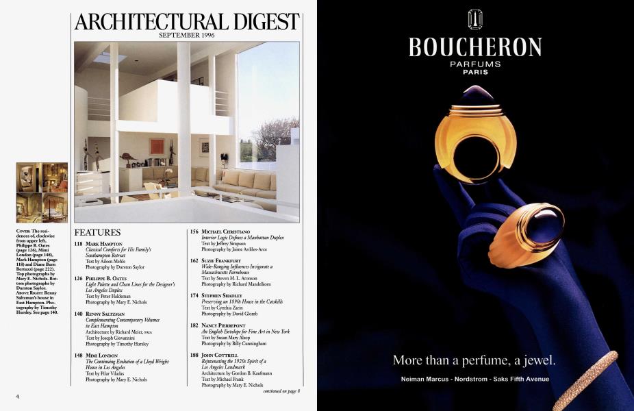 ARCHITECTURAL DIGEST SEPTEMBER 1996