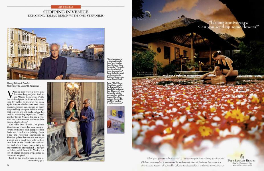 AD TRAVELS: SHOPPING IN VENICE