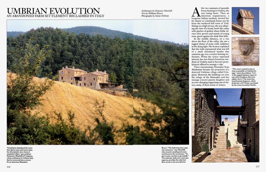 UMBRIAN EVOLUTION