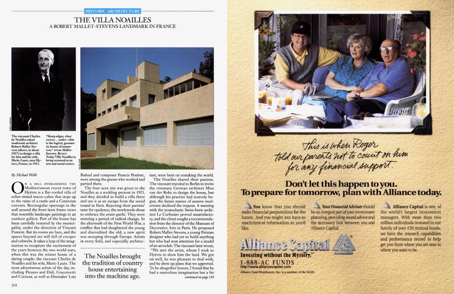 HISTORIC ARCHITECTURE: THE VILLA NOAILLES