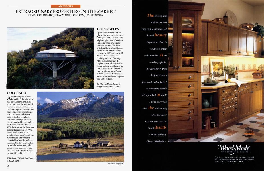AD ESTATES: EXTRAORDINARY PROPERTIES ON THE MARKET