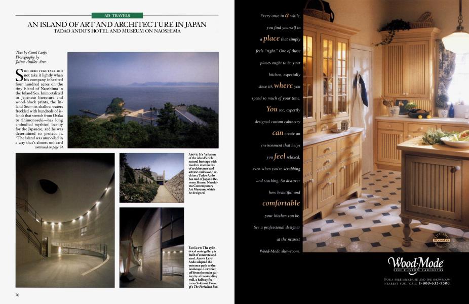 AN ISLAND OF ART AND ARCHITECTURE IN JAPAN
