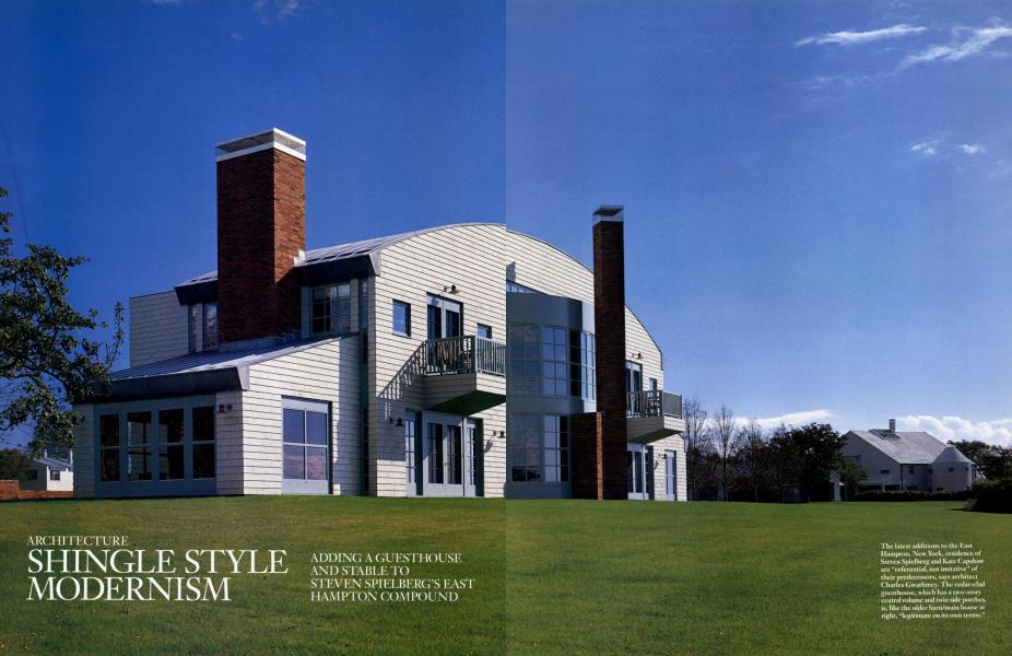 ARCHITECTURE: SHINGLE STYLE MODERNISM