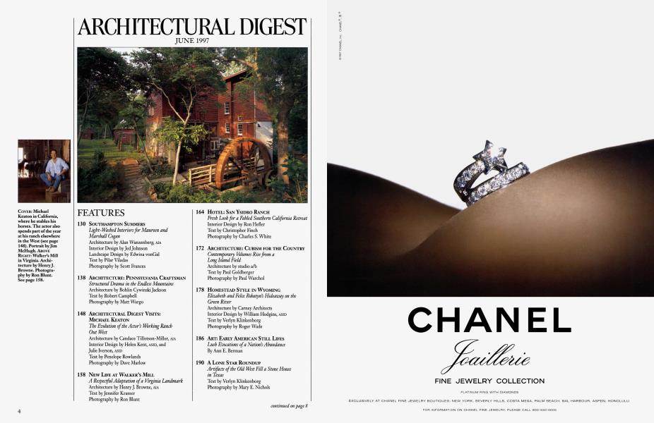 ARCHITECTURAL DIGEST JUNE 1997