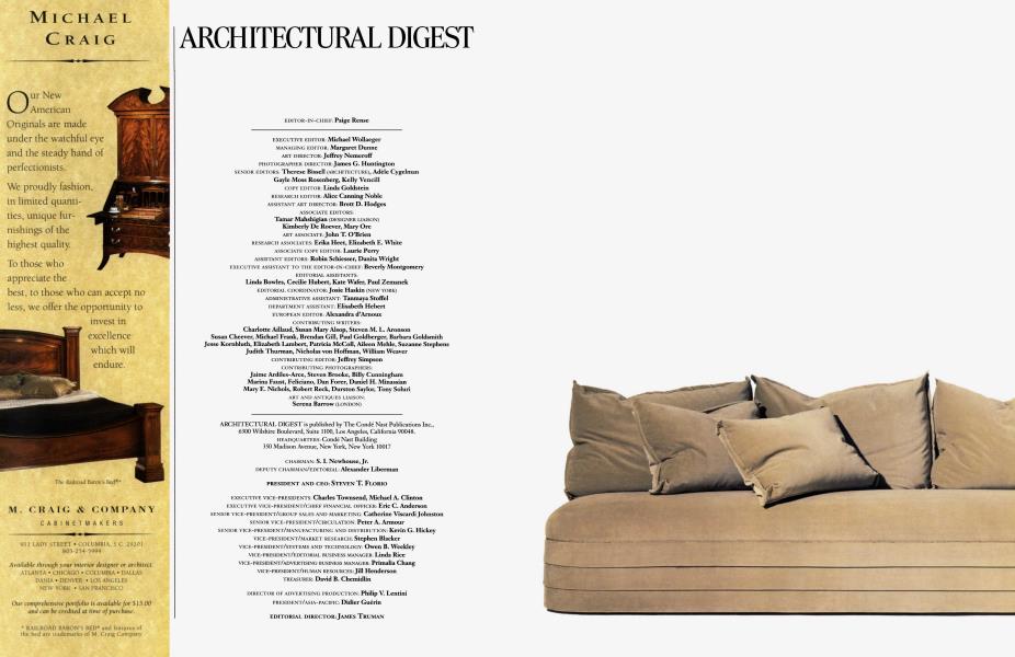 ARCHITECTURAL DIGEST | Architectural Digest | SEPTEMBER 1997