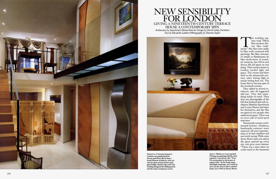 NEW SENSIBILITY FOR LONDON
