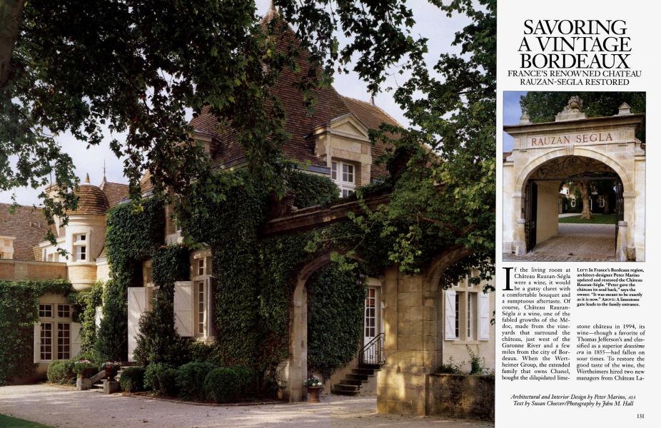 SAVORING A VINTAGE BORDEAUX