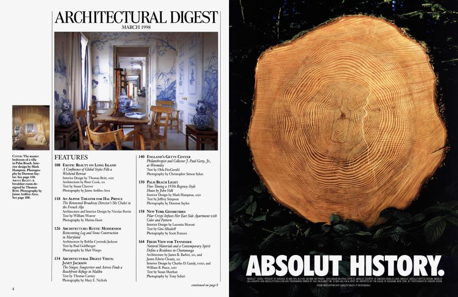 Architectural Digest March 1998