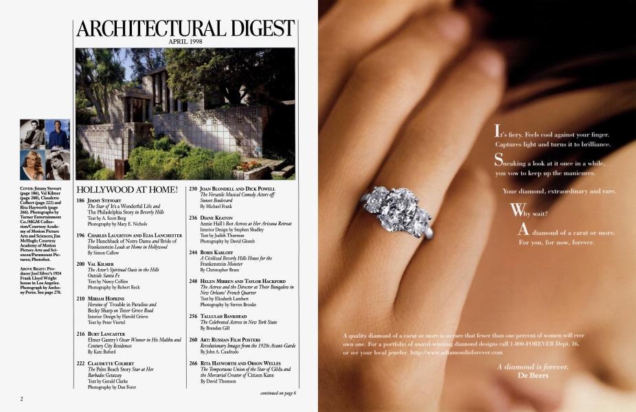 ARCHITECTURAL DIGEST APRIL 1998