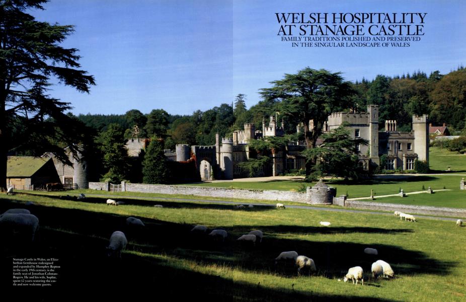 WELSH HOSPITALITY AT STANAGE CASTLE