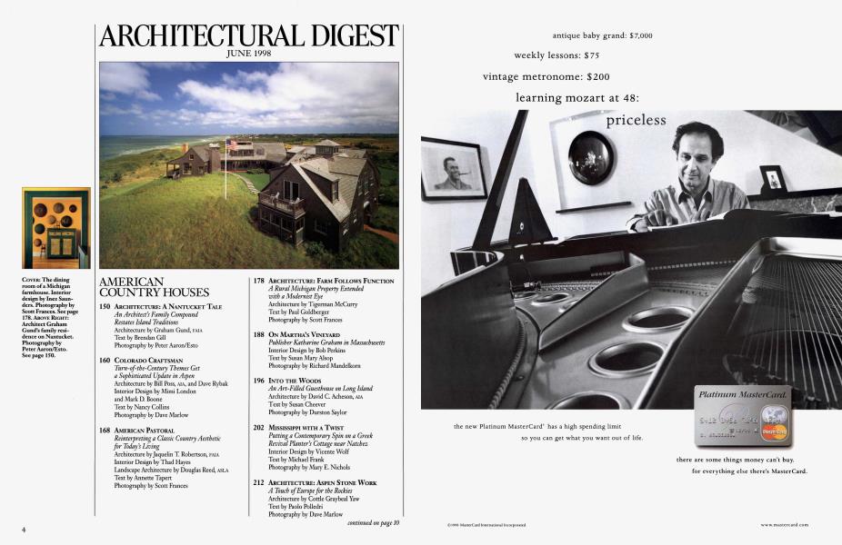 Architectural Digest June 1998