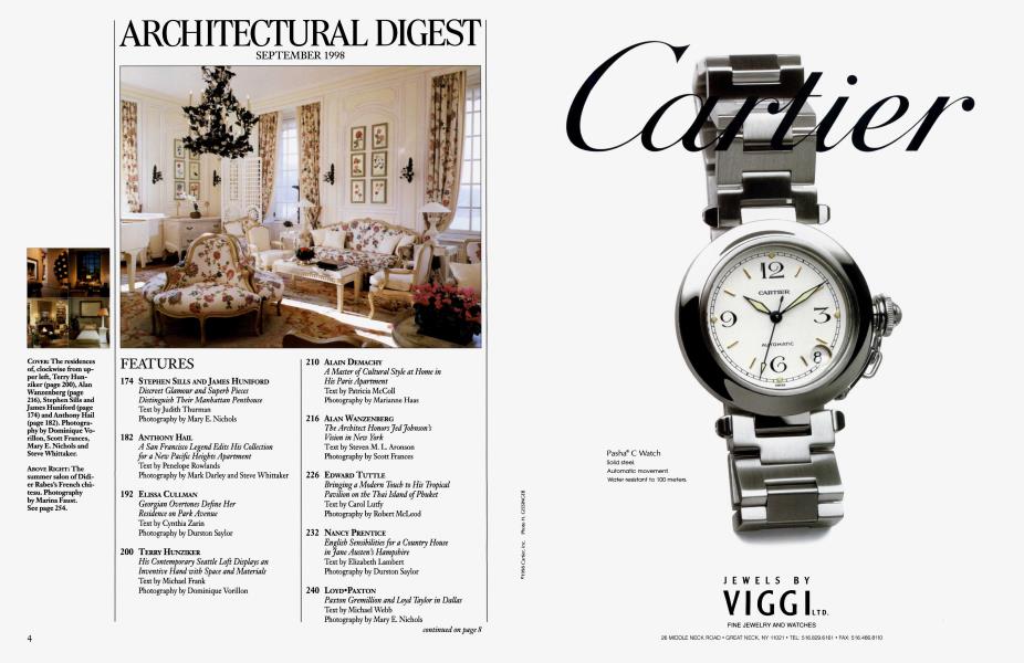 ARCHITECTURAL DIGEST SEPTEMBER 1998