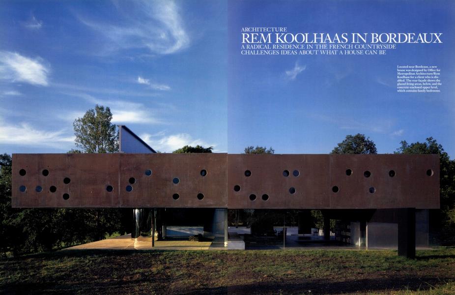 REM KOOLHAAS IN BORDEAUX