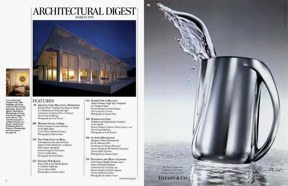 ARCHITECTURAL DIGEST MARCH 1999 | Architectural Digest | MARCH 1999