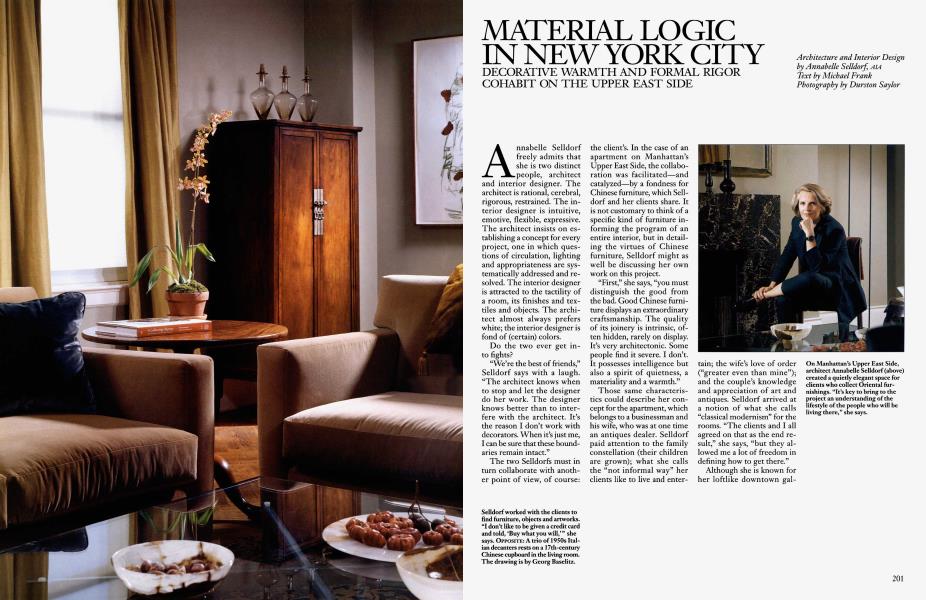 MATERIAL LOGIC IN NEW YORK CITY