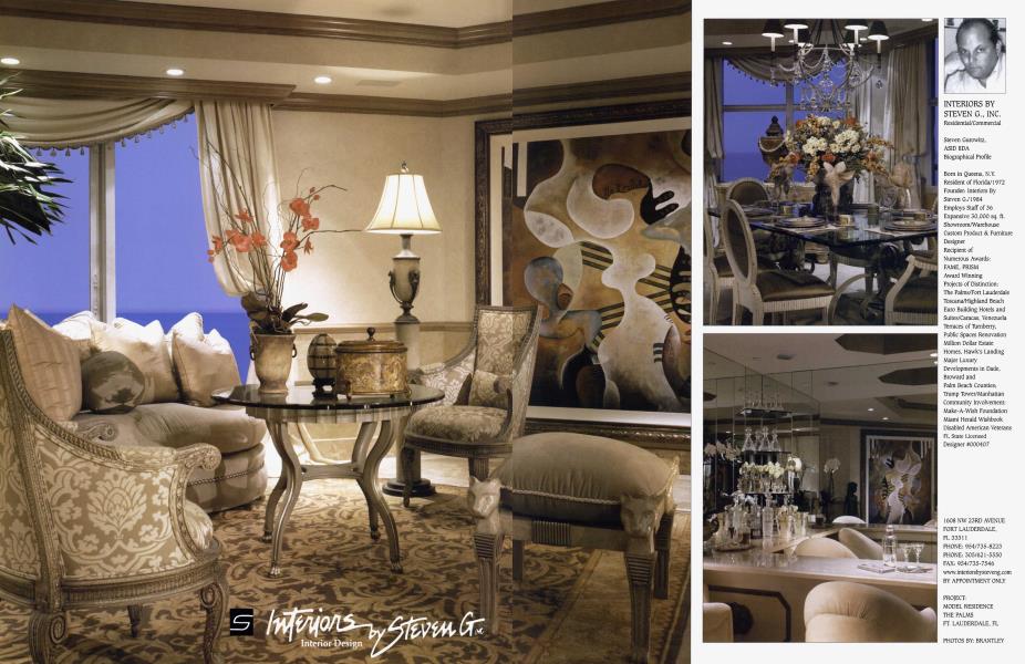 Interiors by Steven G INC Architectural Digest MAY 1999