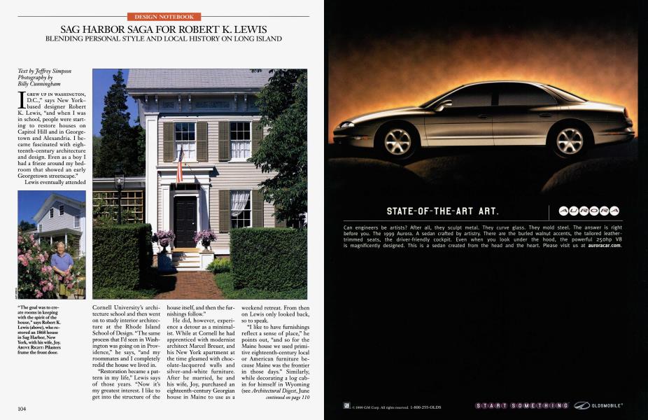 SAG HARBOR SAGA FOR ROBERT K. LEWIS