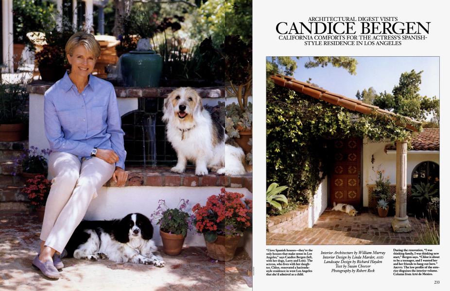 ARCHITECTURAL DIGEST VISITS: CANDICE BERGEN
